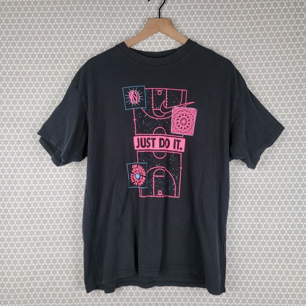 Nike OC Energy Short Sleeve Mens Size L T Shirt Black Just Do It DD0809-010